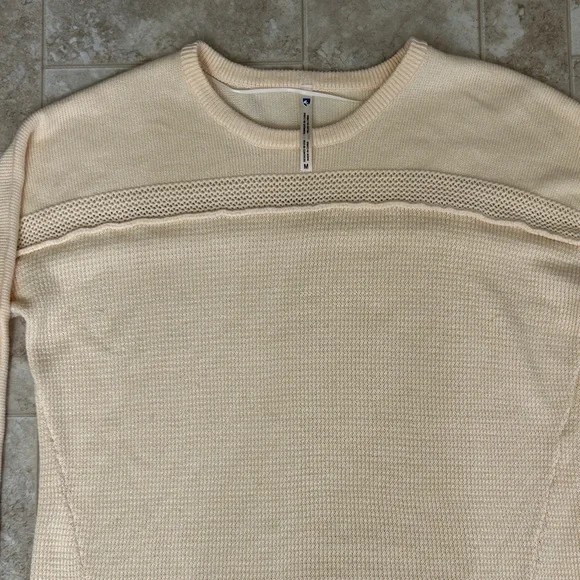 Kuhl Women's Cream Crew Neck Sweater - Picture 4 of 7